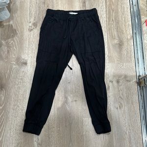 Black joggers